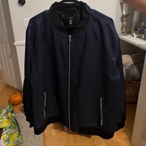 Alfani Blue Bomber Jacket